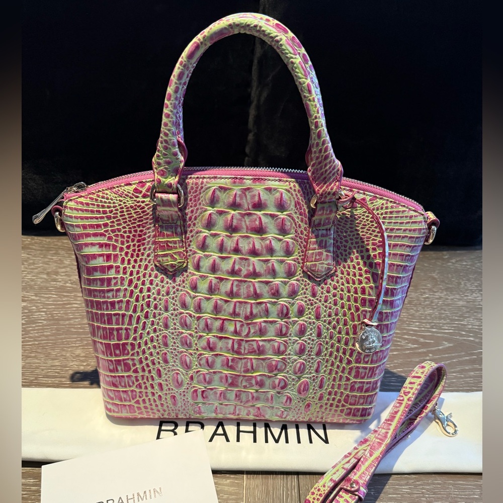 Brahmin Sweetener Melbourne bag Duxbury satchel style K4315100836 New! - Picture 2 of 11
